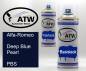 Preview: Alfa-Romeo, Deep Blue Pearl, PBS: 400ml Sprühdose + 400ml Klarlack - Set, von ATW Autoteile West.